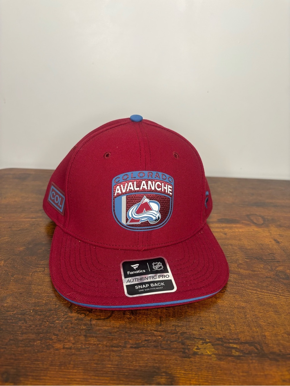 Fanatics Colorado Avalanche Red and Blue Adjustable Snapback Hat